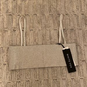 NWT WHITE FOX Rhinestone Top